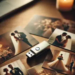 Livraison de clé usb de mariage